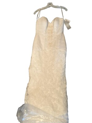 Greg Cassini Wedding Dress with Shaw, headband, and Wedding kit box