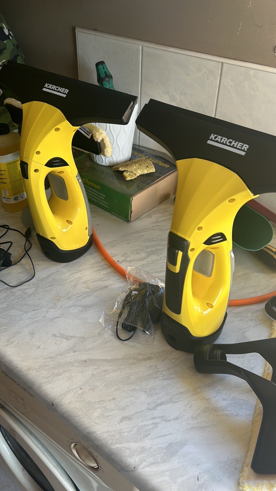 6 X Karcher Window Cordless Rechargeable Vacuum Glass Cleaner Spares or