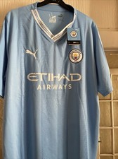 Manchester City Home Shirt 23/24 Men’s XXl And L Puma BNWT