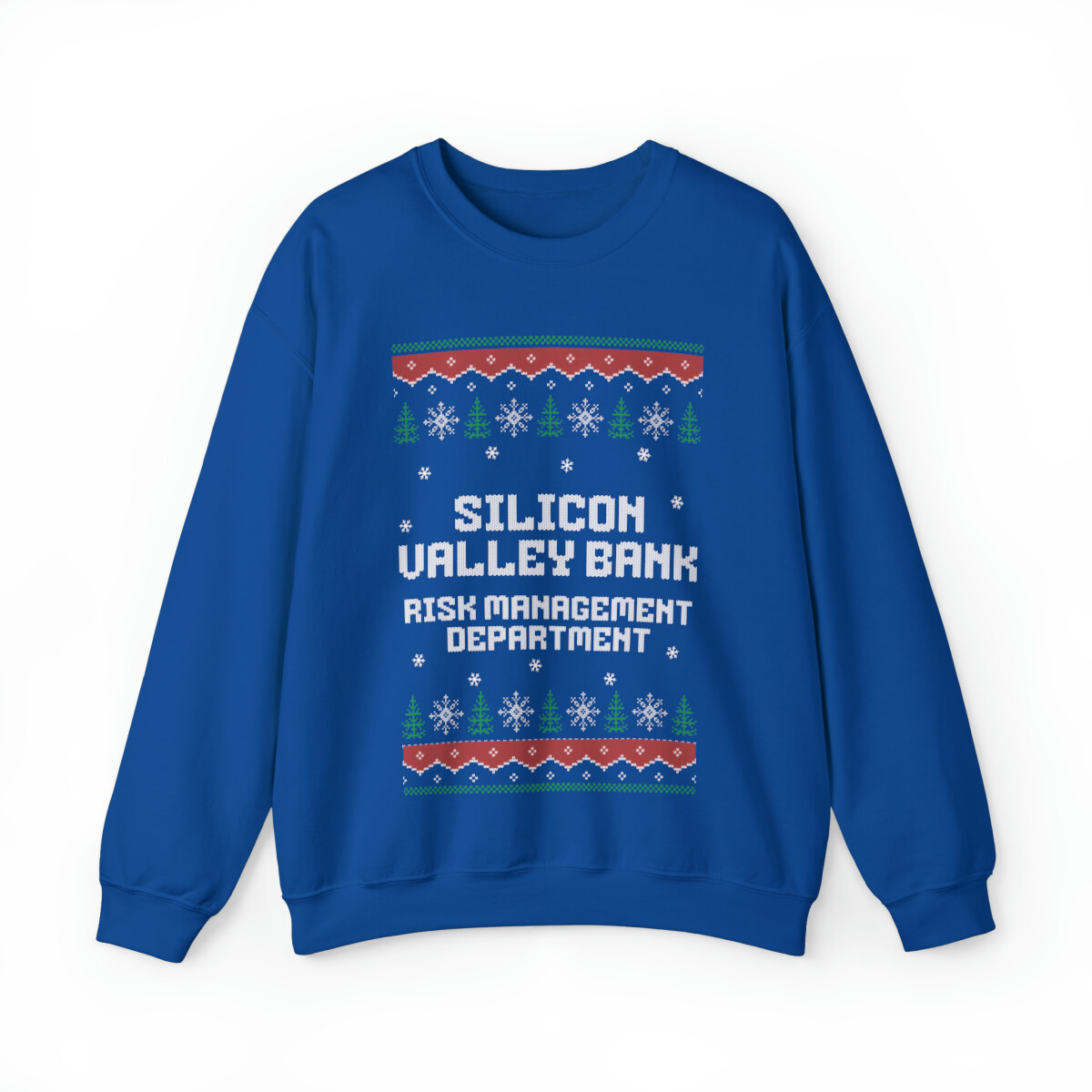 Silicon Valley Bank Risk Management Department Funny Ugly Christmas Sweater  | eBay