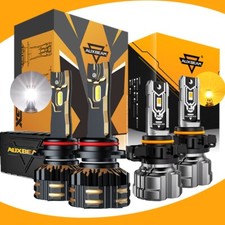 Auxbeam 9012 5202 Canbus Led Headlight Highlow Fog Bulbs 6500k3000k 25000lm