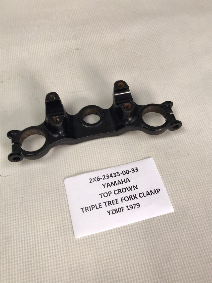 YAMAHA OEM 2X6-23435-00-33 YZ80F 1979 TOP CROWN TRIPLE TREE FORK