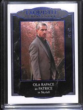 2025 Black Diamond James Bond Exquisite Blue Ola Rapace As Patrice /49