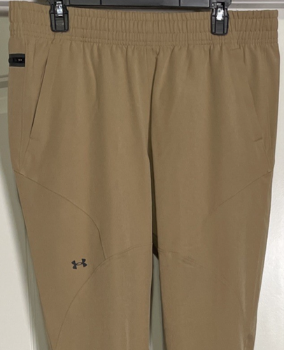 Under Armour Women's Unstoppable Jogger Pants Loose Fit Khaki 1376926-263 Size L - Picture 2 of 8