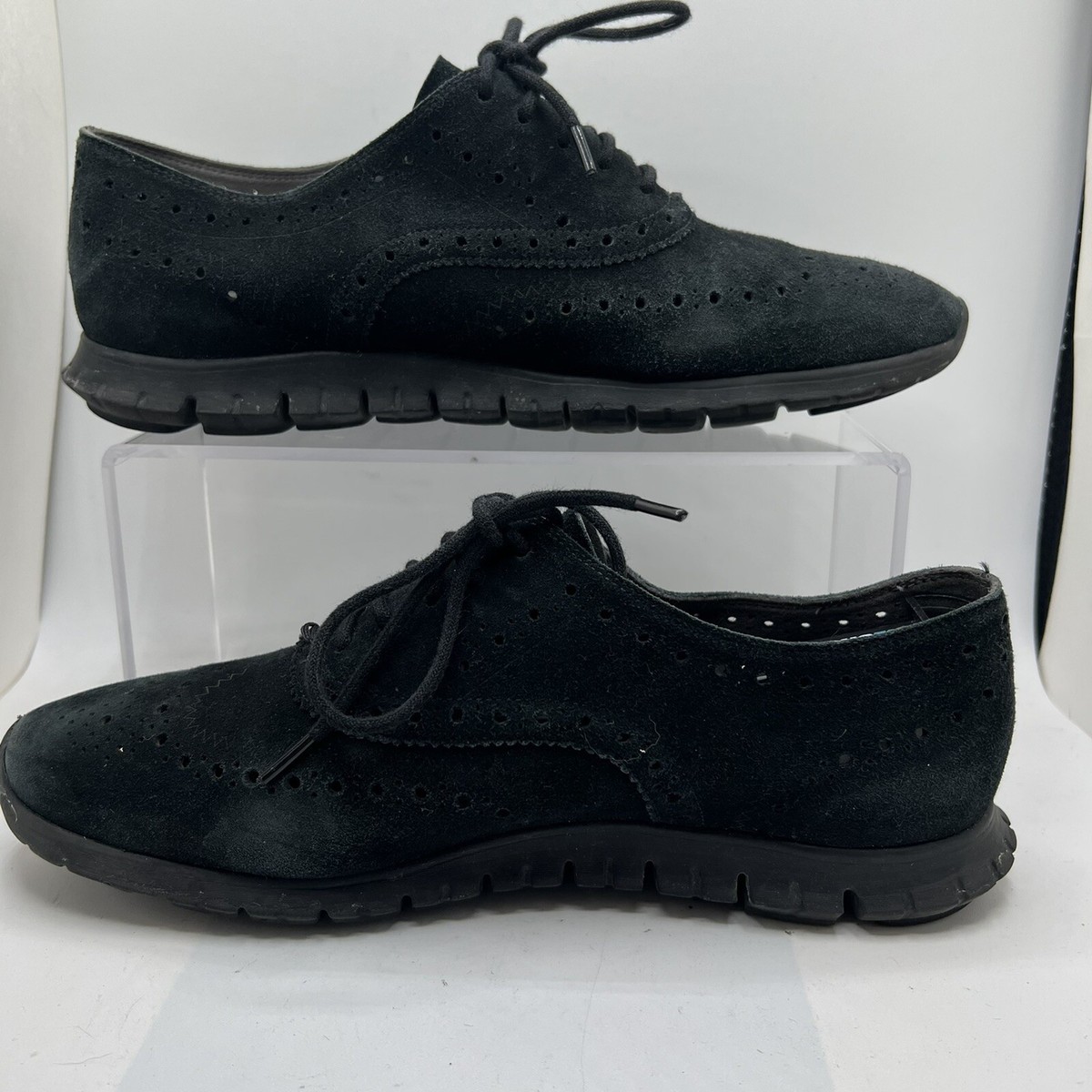 Cole Haan Shoes Womens 8.5 Zerogrand Wingtip Oxford Black On