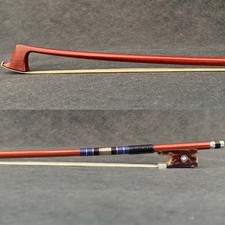 D.Peccatte Copy Master Pernambuco Violin Bow 4/4 Value Parisan Frog Silver Stiff