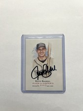 Rocco Baldelli SIGNATURE AUTOGRAPHED RAYS 2007 Topps Allen Ginters #222 AUTO