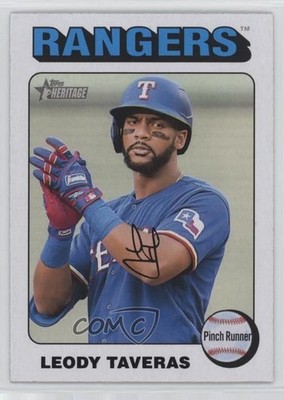 2024 Topps Heritage Short Print White Border Leody Taveras #407 y8x