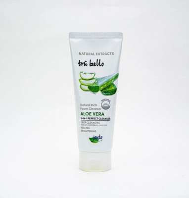 Korean ALOE VERA Foam Cleanser - Tru Bello