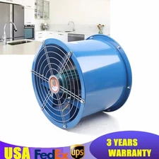 10in Explosion-proof Axial Fan Cylinder Pipe Fan 1420r/min Warehouse Workshop