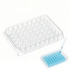 Capsule Filling Tray, 48 Well Transparent Pill Filler Tray with Lid
