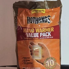 Hot Hands Hand Warmers 10 Pack Of Super Warmers 18 Hr Of Heat