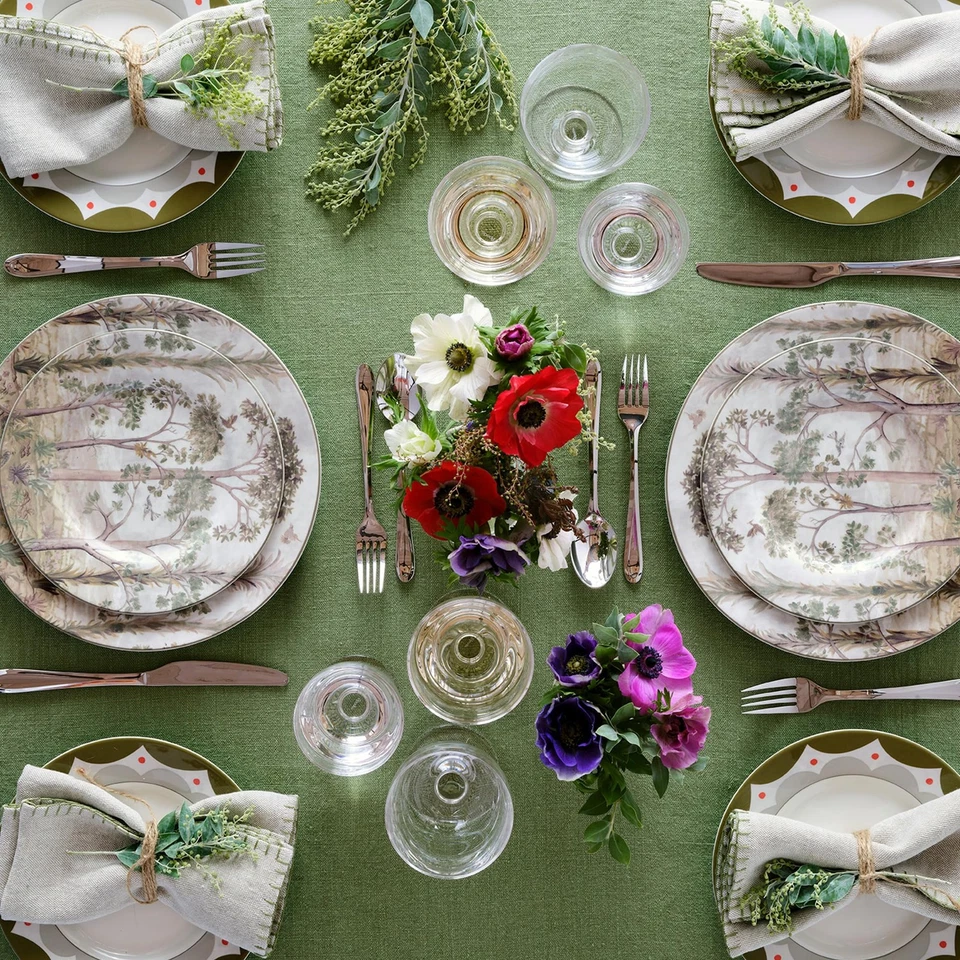 Kit Kemp 11" Tall Trees Dinner Plate | Enchanted Forest Design | Stylish Tabl... - Image 2 of 4