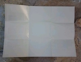 NES Capcom Promo Poster Insert CAP-NES-US-1 Mega Man 1943 DuckTales *SEE DESC*