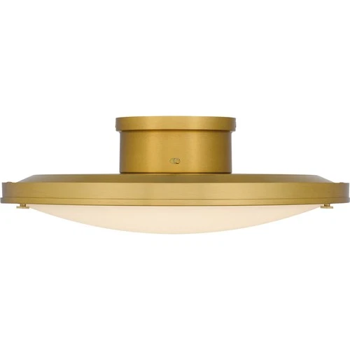 Quoizel QSF6784 Donne 16"W LED Semi-Flush Bowl Ceiling Fixture - Nickel - Picture 12 of 12