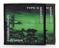 Type O Negative World Coming Down Sublimated Printed Patch Metal Band Logo