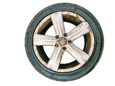 GENUINE VW PASSAT ESTATE B7 17" ALLOY WHEEL WITH TYRE 3AA601025E