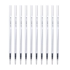 Gel Ink Pen Refills 10 PCS 0.5mm Fine Point Black Ink Smooth Writing