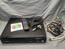 Panasonic dmr-ez47v dvd-r dvd-ram recorder vhs combo hdtv minidv ilink remote