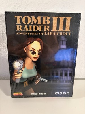TOMB RAIDER III (3) - PC/CD - BIG BOX - NEW - SEALED - DEUTSCH - NO VGA