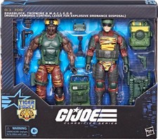 G.I. Joe Classified Series Tiger Force Roadblock  Tripwire  & M.A.C.L.E.O.D.