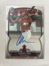2023 Topps Bowman Draft Alberto Rios Chrome Auto 1st #CDA-AR Angels