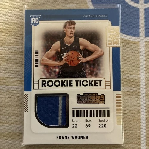 2021-22 Panini Contenders Rookie Ticket Swatches Franz Wagner #RTS-FWA (MEM, RC)