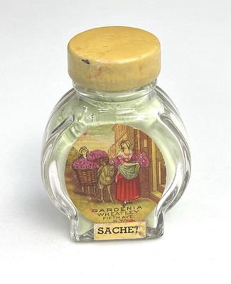 Vintage Collectible Sachet Jar Gardenia Wheatley Fifth Ave