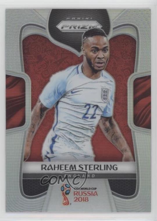 2018 Panini Prizm World Cup Silver Prizm Raheem Sterling #73 8k4
