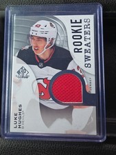 2023-24 SP Game Used Rookie Sweaters Jersey Luke Hughes RC New Jersey Devils