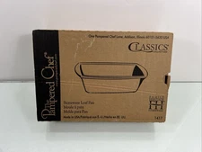 PAMPERED CHEF #1417 Stoneware 1.5 qt 9 X 5" Loaf Pan /Bread or Cake Baking Dish