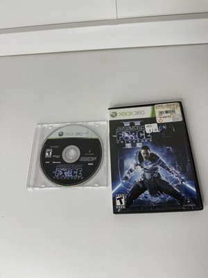 Star Wars The Force Unleashed 1 & 2 II Microsoft Xbox 360 Video Game Bundle