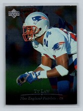 Ty Law 1996 Upper Deck Silver Collection #198 New England Patriots