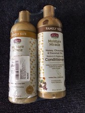 African Pride Moisture Miracle Honey & Coconut Oil Shampoo & Conditioner - 16 oz