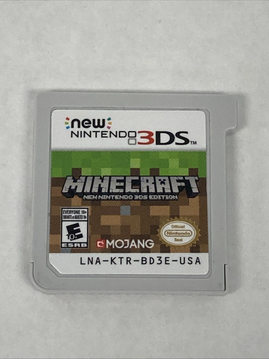 Minecraft New Nintendo 3DS Edition Game Cartridge ESRB E10+ USA | eBay