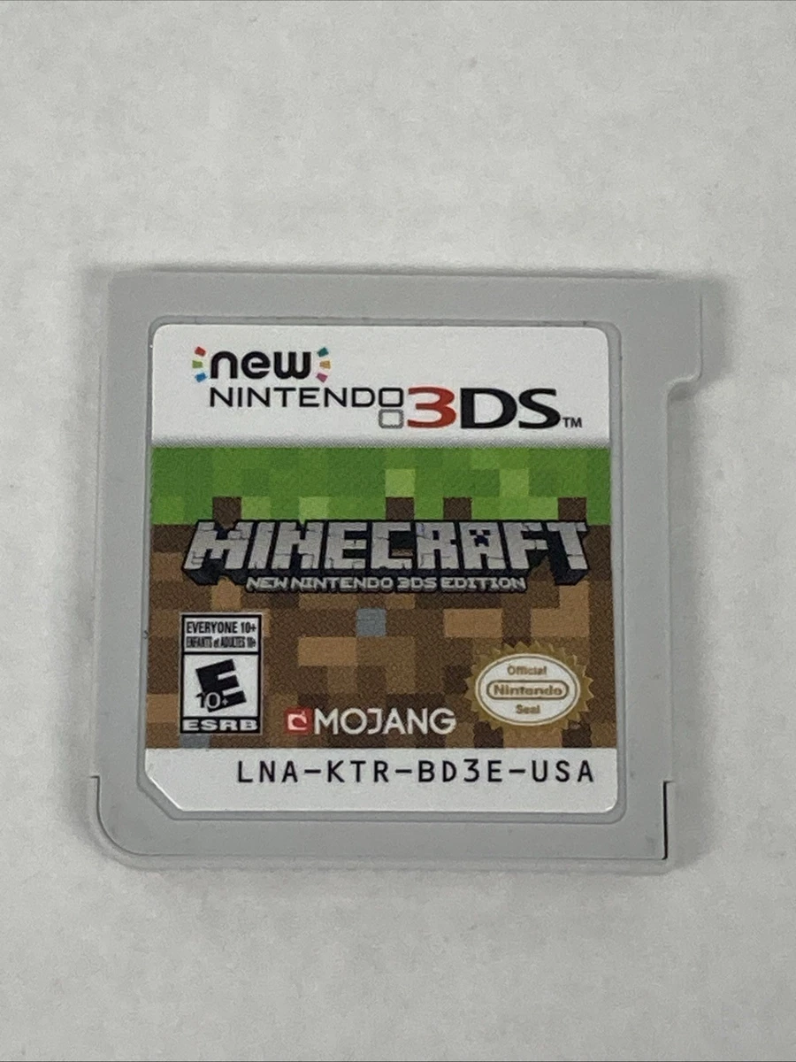 Видеоигры Minecraft для Nintendo 3DS NTSC-U/C (США/Канада