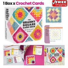 The Granny Square Card Deck 50 Mix & Match Designs, Square Card Deck Crochet