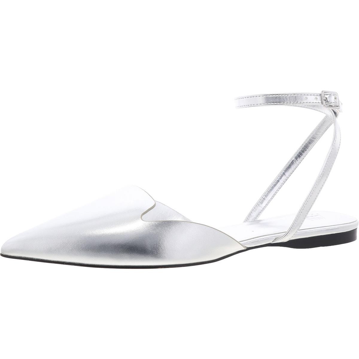 Серебряный ремешок на щиколотке Aaj By Aminah Womens Talia 10 Medium (B,M) BHFO 9449