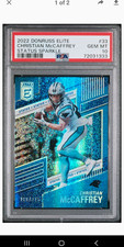 Panini 2022 Donruss Elite Christian McCaffrey Status Sparkle /275 PSA 10 49ers 