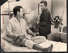 For Love or Money Lobby Card-Kirk Douglas and Gig Young at the hospital. 