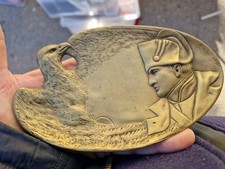 COUPELLE BRONZE  A L'AIGLE ET PROFIL NAPOLÉON
