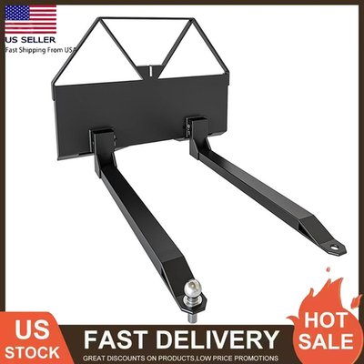 #ad #ad 46quot; Quick Attach Pallet Forks Attachment Tractor Skid Steer Heavy Duty 2600lbs $274.98