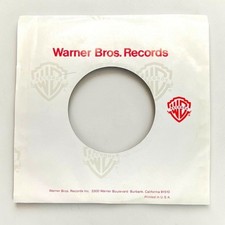 Warner Brothers Record Company Paper Sleeve 45 RPM Vinyl White Sleve Logo WB