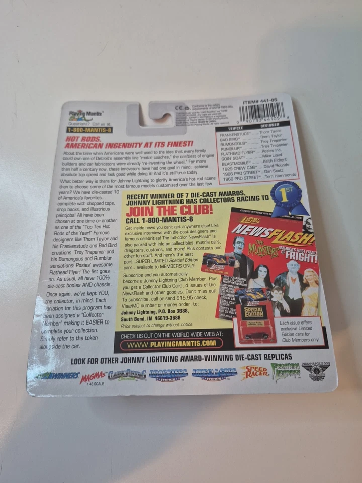 Johnny Lightning Hot Rods 1929 doble cabina edición coleccionista diecast escala 1:64 Foto 2 de 2