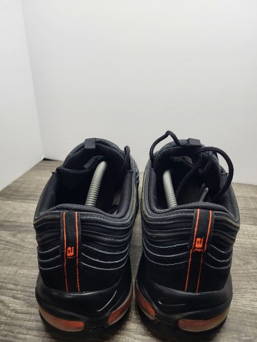 NIKE AIR MAX 97 Mens Trainers US 13 Black Hyper Crimson CD1531-001 - Picture 5 of 10