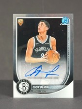 Egor Demin 2025-26 Bowman Chrome NBA RC Rookie AUTO Brooklyn Nets