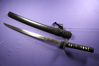 ◎SEP25 Antique Japanese Sword Mumei Wakizashi in Koshirae