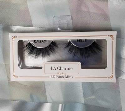 2 Pack LA Charme 3D Faux Mink Eyelashes Dallas Belle Handmade False Lashes