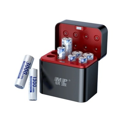 8x 1.5V AA/AAA 1300mWh/3000 wiederaufladbare Li-ion batterie + Schnellladegerät