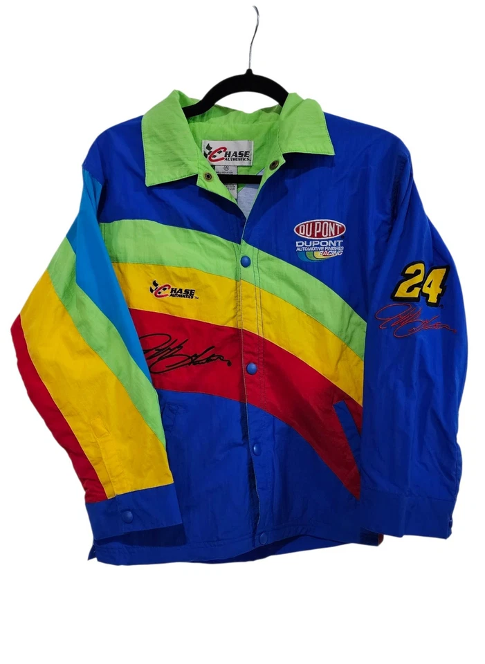 Conjunto de chaqueta y pantalón de carreras Chase Authentics vintage juvenil Jeff Gordon talla M nuevo con etiquetas Foto 2 de 4
